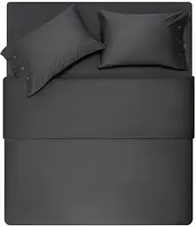 Простирадло Mix&Match Premium 180х240см 100% бавовна сатин сірий ARDESTO pbe0050521