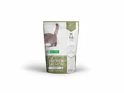 Вологий корм для котів із зайвою вагою з куркою та лососем Nature's Protection Weight control Chicken, 100г - мініатюра 2