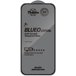 Захисне 2.5D скло Crystal Anti-Scratch для Apple iPhone 16 Pro Max (6.9") Чорний Blueo teh0031201 - мініатюра 2