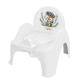 Горщик Tega Baby WILD&FREE LITTLE FOX стілець, з музикою, white green (PO-074-103-LISEK-Z)