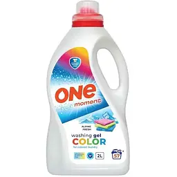 Засiб для прання ONE MOMENT 2л Color Alpine Fresh