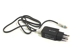 Зарядний пристрій PowerPlant W-280 USB/Lightning LED 220 В, 5 В, 2 A (SC230020)
