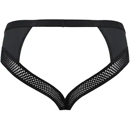 Труси чоловічі Passion 030 Slip Open Tom black L/XL - мініатюра 4