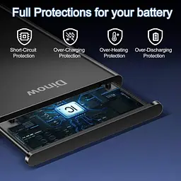 Акумулятор для iPhone 12 Pro Max, літій-іонний полімерний акумулятор високої ємності 4500 мА·год COM з iPhone 12 Pro Max - мініатюра 3