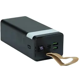 Портативний аккумулятор - універсальна батарея XO PR130 40000 mAh 22.5W чорна - мініатюра 3