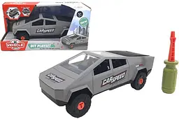 Іграшкова машинка позашляховик конструктор пікап Tesla Cybertruck DIY Playset 7654-C1A в коробці р.27x12x13см YG Toys