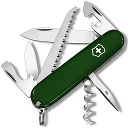 Ніж Victorinox Camper 91мм,13функ,зел - мініатюра 3