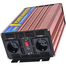 Автомобільний інвертор Pulsepad PSW-1000 12V 1000W Pure Sine Wave [111701] - мініатюра 2