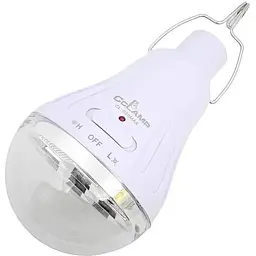 Акумуляторна лампа CcLamp CL508 LED сонячна панель 2 режими роботи 10 Вт