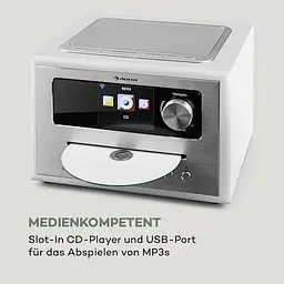 Інтернет-радіо Auna Silver Star CD Cube Radio (10033004) - мініатюра 4