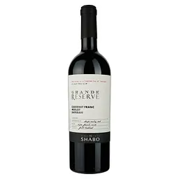 Вино Shabo Grande Reserve Каберне Фран Мерло Сапераві, червоне, сухе, 14,4%, 0,75 л