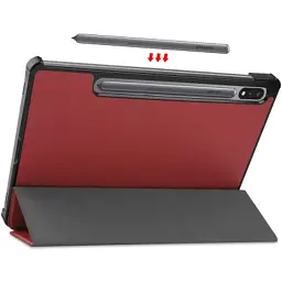 Чохол до планшета BeCover Smart Case Samsung Tab S9 (SM-X710/SM-X716)/S9 FE (SM-X510/SM-X516B) 11.0" Red Wine (709893) - мініатюра 4