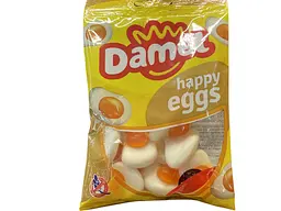 Жувальні цукерки Damel Happy Eggs "Весела яєчня" без глютену 80 г (8411500117006)