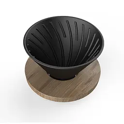 Пуровер керамічний DHPO Wooden Dripper - мініатюра 3