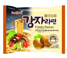 Локшина швидкого приготування Samyang Buldak Potato Ramen 120г