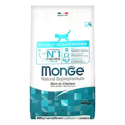 Сухий корм Monge Cat Kitten, 0,4 кг (70004862) - мініатюра 2