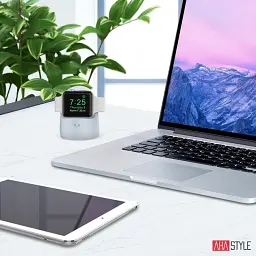 Силіконова підставка AhaStyle для Apple Watch Light blue - мініатюра 6