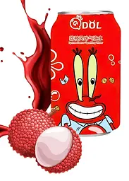 Газований напій Qdol Spongebob Squarepants Lychee Містер Крабс 330мл - мініатюра 2