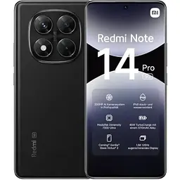 Смартфон Xiaomi Redmi Note 14 Pro 5G 12/512GB Midnight Black