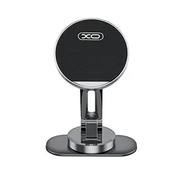 Автотримач XO C150 Magnetic 360° rotating holder with metal base Чорний - мініатюра 7