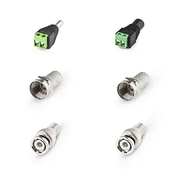 Монтажний комплект для підключення 1 камери коаксіальним кабелем RG 6, RG 59 (100593)