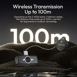 Бездротова мікрофонна система Ulanzi A21 Wireless Microphone(Black-Type C) (A053) - мініатюра 8