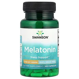 Мелатонін Swanson Melatonin 3 mg 120 caps (1086-100-51-9621563-20)