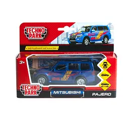 Автомобільний технопарк Mitsubishi Pajero Sport, синій (SB-17-61-MP-S-WB) - мініатюра 11