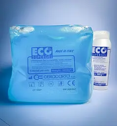 Гель для УЗД Eco Supergel блакитний 5000 г. з флаконом 260 мл. - мініатюра 2