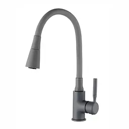 Змішувач для кухні Zerix Atrium-011-T graphite refl.gray ZX6107, Графіт