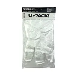 Рукавиці поліетиленові одноразові UD-Pack 100 шт. (590070)