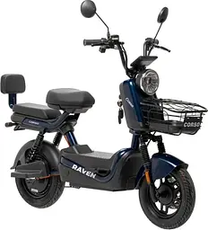 Електроскутер Двомісний Corso Raven (800W; 60V/20Ah) Синій
