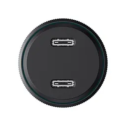 Автомобільний зарядний пристрій HAVIT HV-CC2014 60W 2xUSB-C Black HAVIT (28127-000) - мініатюра 3