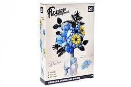 Конструктор дитячий YG Toys "Квіти" (Flowers), 361 деталь, для створення об'ємних квіткових композицій, у коробці 33085 - мініатюра 3