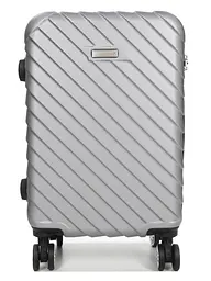 Валіза маленька S ABS-пластик Madisson Snowball 03403 58х38х23см 35 л Срібна - мініатюра 3