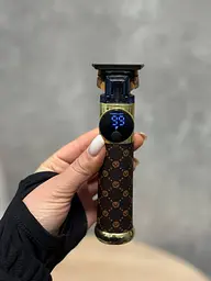 Акумуляторний тример VGR V-942 універсальний тример для стрижки чоловіків із 4 насадками й дисплеєм Коричневий з Чорним - мініатюра 2