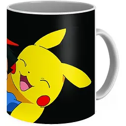 Кухоль GeekLand Покемон Го Pokemon Go Ash and Pikachy PG.01.14.601 330 мл білий - мініатюра 2
