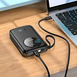 Портативна батарея Power Bank Hoco Q19 Lucky 30W 10000mAh Black - мініатюра 4