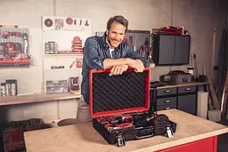 Кейс для інструменту E-Box M55/40, 15х55х40см, пластик Einhell hoz0012846 - мініатюра 4