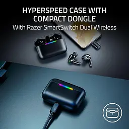 Навушники Razer TWS Hammerhead V3 Hyperspeed (RZ12-05610100-R3G1) - мініатюра 8