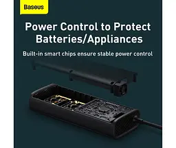 Інвертер автомобільний Baseus In-car Inverter 150W CRNBQ-A01 - мініатюра 3