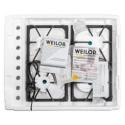 Поверхня газова на металі WEILOR GM W 634 WH - мініатюра 10