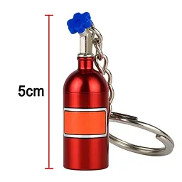 Брелок металевий Rexxon Балон NOS для ключів Червоний (4260404116813) - мініатюра 5