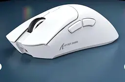 Мишка ігрова бездротова Attack Shark R1 WHITE - мініатюра 2