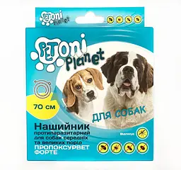 Нашийник для собак великих та середніх порід Petoni Planet 70см