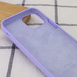 Чохол Silicone Case Full Protective (AA) для Apple iPhone 13 mini (5.4) Бузковий / Dasheen - мініатюра 3