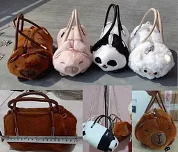 Сумочка у вигляді тваринки котика M 18434 , 1 відділення, ланцюжок на плече - мініатюра 8