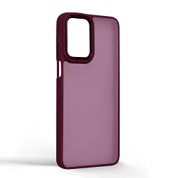 Чохол ArmorStandart Frame для Motorola G55 5G Wine Red - мініатюра 2