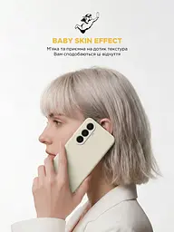 Силиконовый чехол с MagSafe для Samsung Galaxy S26 5G, ICON2 MagCase, бежевый, противоударный, панель с мягкой подкладкой, защита всего корпуса, поддержка беспроводной зарядки, совместим с защитными стеклами и пленками, ArmorStandart (ARM88792) - мініатюра 9