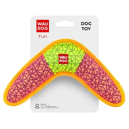 Іграшка для собак Waudog Fun Бумеранг Ш 24 см Д 14 см рожева